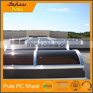 6mm 8mm 10mm 12mm Thick Plastic Sheet Sun Block Roofing Sheets Brown Poly Roof Fluted Polycarbonate Multiwall Sheet thumbnail-1