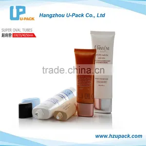 Small Empty Super Oval Plastic Cosmetics Tubes thumbnail-1
