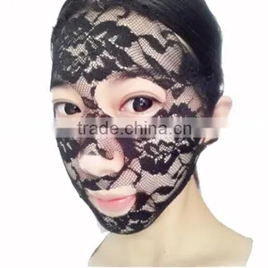 Deep Cleansing Bamboo Charcoal Lace Face Mask Beauty thumbnail-1