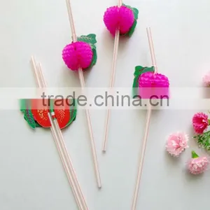 Plastic Straw (with Peach) thumbnail-1