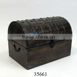 Exporter of Nested Wooden Pirate Treasure Chest Boxes thumbnail-1