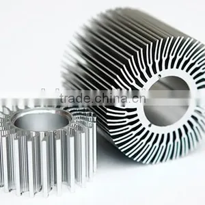 Aluminum Circular Heat Sink Extruded Aluminum Heatsink thumbnail-1