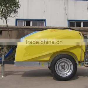 Top Quality High Efficient Tractor PTO Use Garden Orchard Trailer Boom Tank Air Blast Sprayer 1500L With Italy Diaphragm Pump thumbnail-2