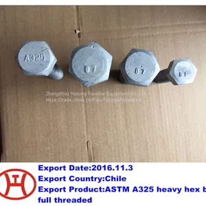 ASTM A325 Heavy Hex Bolt Full Threaded thumbnail-1