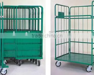 Nestable Rolling Cage/wire Cage for Transport thumbnail-1