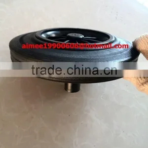 Trash Can Rubber Wheel 8inch thumbnail-1