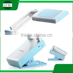 Plastic Mini Target Adjustable Usb Charging Charge Foldable Collapsible Folding Led Clamp Clip Work Reading Book Light Lamp thumbnail-2