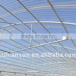 Extruded Color Corrugated Plastic Polycarbonate Roofing Sheet (Valuview Opal ROMA) thumbnail-4