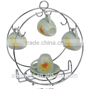 Round Metal Household Use Type Coffee Cup Display Rack thumbnail-1
