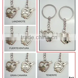 Heart Shape Cheap Promotional Keychains thumbnail-1