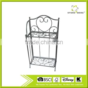 2015 Hot 2tier Metal Corner Plant Stand Display Shelf Unit Flower Stand thumbnail-1