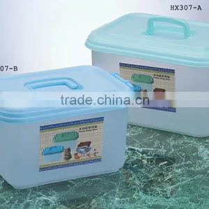 Clear Plastic Storage Box thumbnail-1