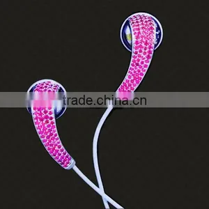 For Iphone5/6/6s/plus In-ear Earphone, Luxury Earphone With Crystal for Music,luxury Earphone thumbnail-1
