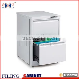 2 Drawer File Cabinet Vertical Steel Filing Cabinet Metal Drawer Cabinet thumbnail-2