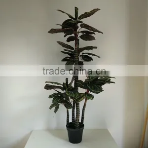 Fake Plant Red Plant Artificial Ornamental Green Plants thumbnail-2