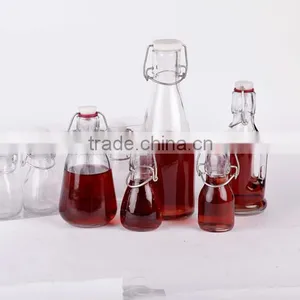 100ml Small Glass Beverage Bottle With Metal Buckle thumbnail-1