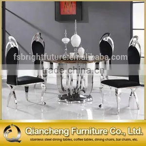 Marble Rotating Round Table for Dining Room thumbnail-1