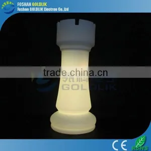 Music Control Party Decorative Tall Chess Landscape Illuminated LED Light Rook thumbnail-2
