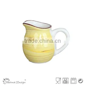 Handpainted Tea Coffee Creamer Container thumbnail-2