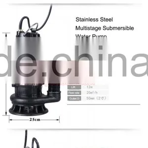 Stainless Steel Multistage Submersible Water Pump Electric Water Pump thumbnail-4