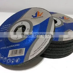 4.5" (115x6x22.2mm) Depressed Center Resin Bonded Reinforced Grinding Wheel For Metal thumbnail-5