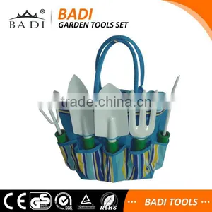 China Gold Supplier 2016 New Design 5pcs Names Garden Tools With Bag thumbnail-1