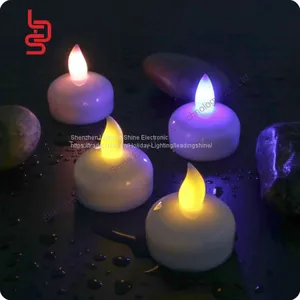 Colorful Flame Flameless CR2032 PVC Mini Tea Candle Light thumbnail-1