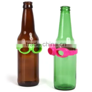 Set of 6 Beer Bottle Bands Drinks Markers thumbnail-2