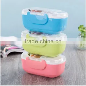 Plastic Divided Microwaveable Lunch Box,custom Plastic Divide Microwaveable Lunch Box,Plastic Lunch Box With Compartment thumbnail-2