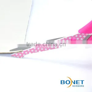SST0050-5P/6P,SST0051-7P,SST0052-8P Round Dot Pattern Office Selling Scissors thumbnail-3