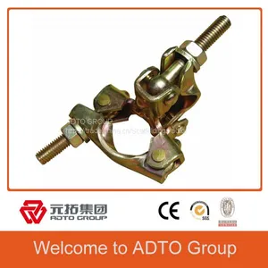 Scaffolding Pressed/drop Forged Swivel/double/fixed Coupler/fitting/clamp thumbnail-1