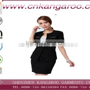 2014 Women's Work Wear O Collar Office Uniform thumbnail-1