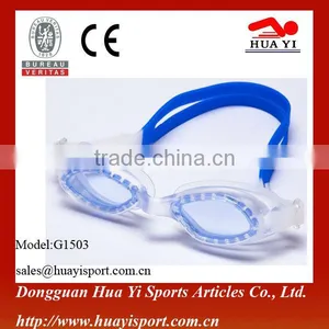 One Peice Soft Pvc Durable Wholesales Custom Swimming Goggles thumbnail-3