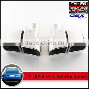 Auto Tuning Stainless Exhaust Tips in Exhaust System for Panamera thumbnail-4
