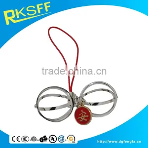 Zinc Alloy Mobile Phone Strap ,Mobile Phone Accessories Factory in China Have Different Words for Your Choose thumbnail-4