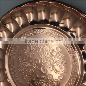 Hot Sale High Quality Decorative Stainless Steel Tray for Wedding thumbnail-3