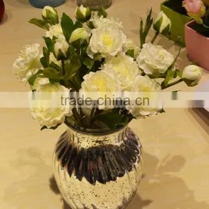 Hot Sell Small Single Stem Artificial Ranunculus Hotel Home Arrangement thumbnail-1