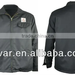 EN531 100% Cotton fr Heavy Winter Work Jacket w/ Custom Logo for Oil Field thumbnail-1