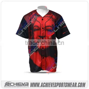 Wholesale Baseball Shirt Custom thumbnail-3