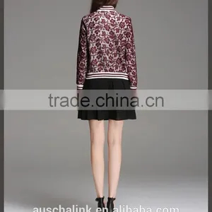 New Arrival Ladies Short Style Lace Sleeve 100% Polyester Jacket thumbnail-5