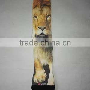 Blank Polyester Socks for Sublimation With Black Toe and Black Heel thumbnail-4