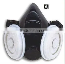 CE Two Cartridges Filter Gas Mask/safety Military Gas Mask/PVC Gas Mask thumbnail-1