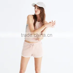 MGOO Wholesale Sexy Running Sport Wear Shorts Leggings Women Dri Fit Shorts With Elastic Rope thumbnail-3