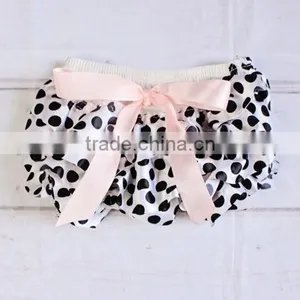 Baby Girl Cotton Bloomer Ruffles Diaper Cover Pure White Bloomer for Newborn Baby thumbnail-2
