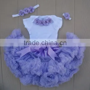Baby Boutique Clothing Long Sleeve Shirt and Chiffon Pettiskirt Set Pettiskirts Tutu thumbnail-6