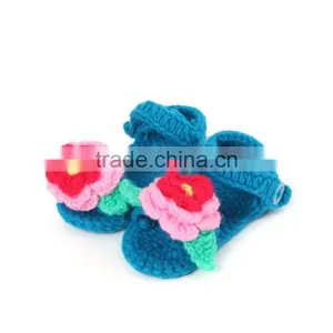 Fashion Summer Design Knitting Shoes Free Crochet for Baby thumbnail-5