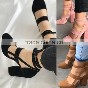 Zm35778a Latest High Heel Ladies Shoes Casual Fashion Big Size Sandals thumbnail-4