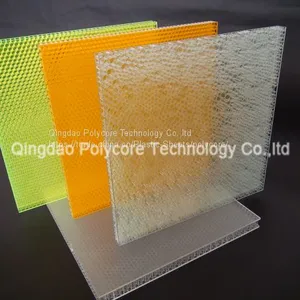 Waterproof Light Weight Stiffness Strength PC Honeycomb Core thumbnail-3