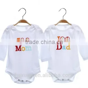 100% Organic Cotton Romper Gift Baby Clothes Romper Bodysuit 2pcs/set thumbnail-2