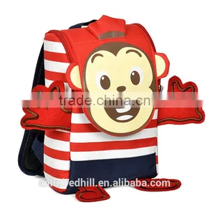 2016 Best Selling Cartoon Cute Canvas Kids School Bag thumbnail-1